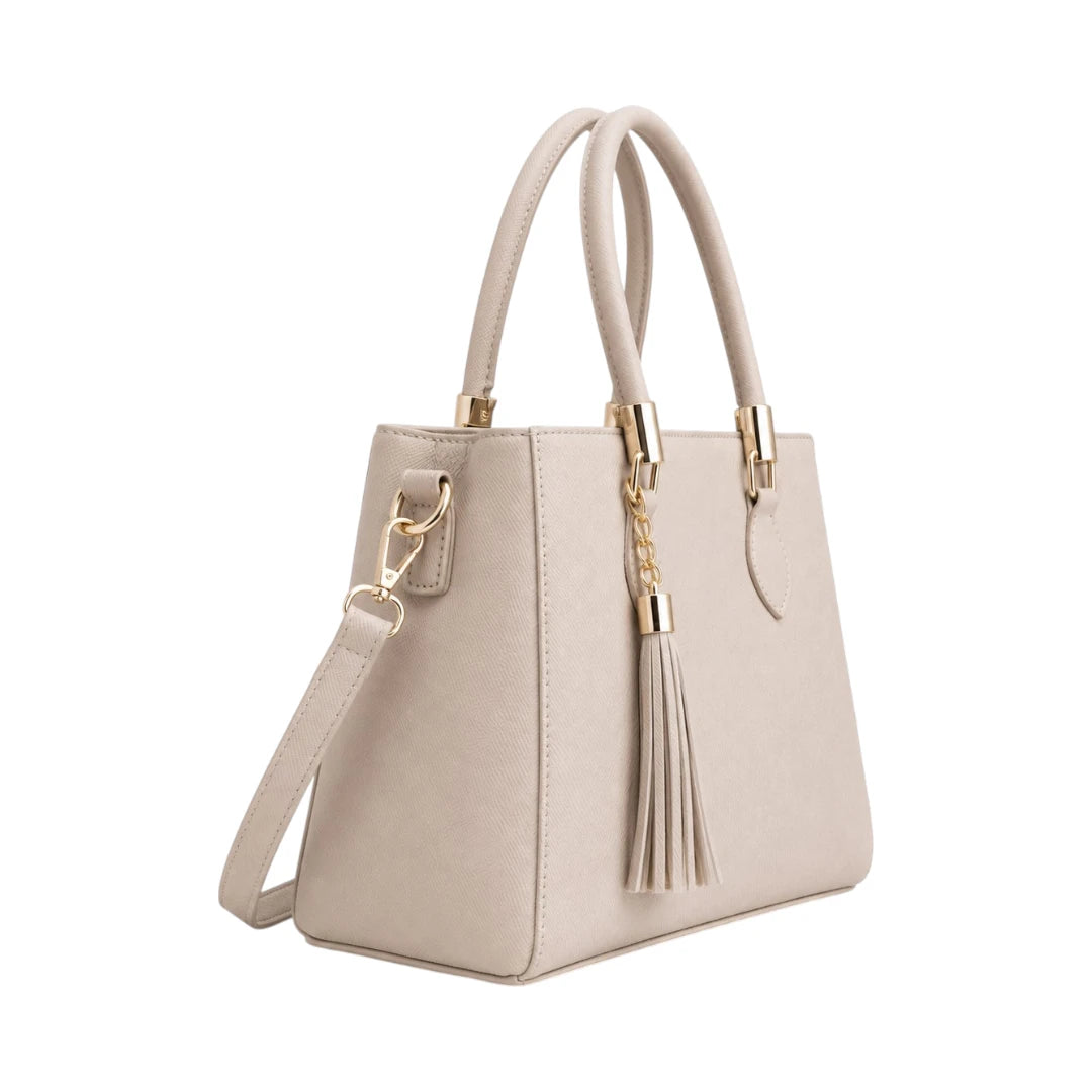 Misty's Bag Addiction Ivory Classic Pearl Leather Shoulder Bag