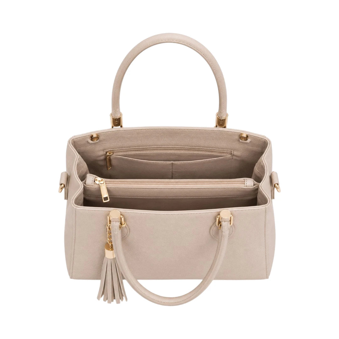 Misty's Bag Addiction Ivory Classic Pearl Leather Shoulder Bag