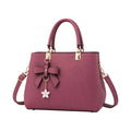Misty's Bag Addiction Rosewood Elegance Leather Shoulder Bag for Women