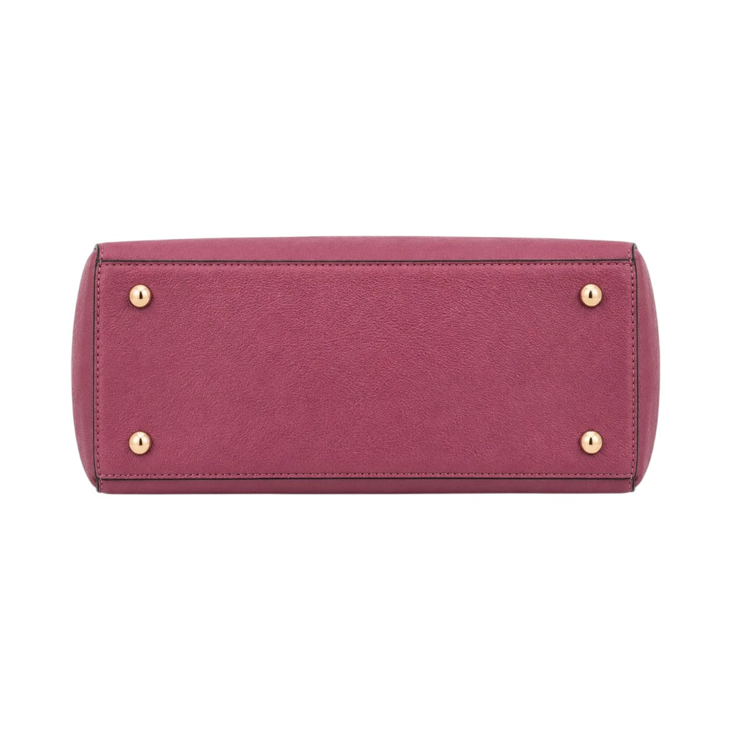 Misty's Bag Addiction Rosewood Elegance Leather Shoulder Bag for Women