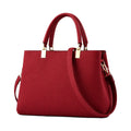 Misty's Bag Addiction Signature Red Leather Shoulder Bag
