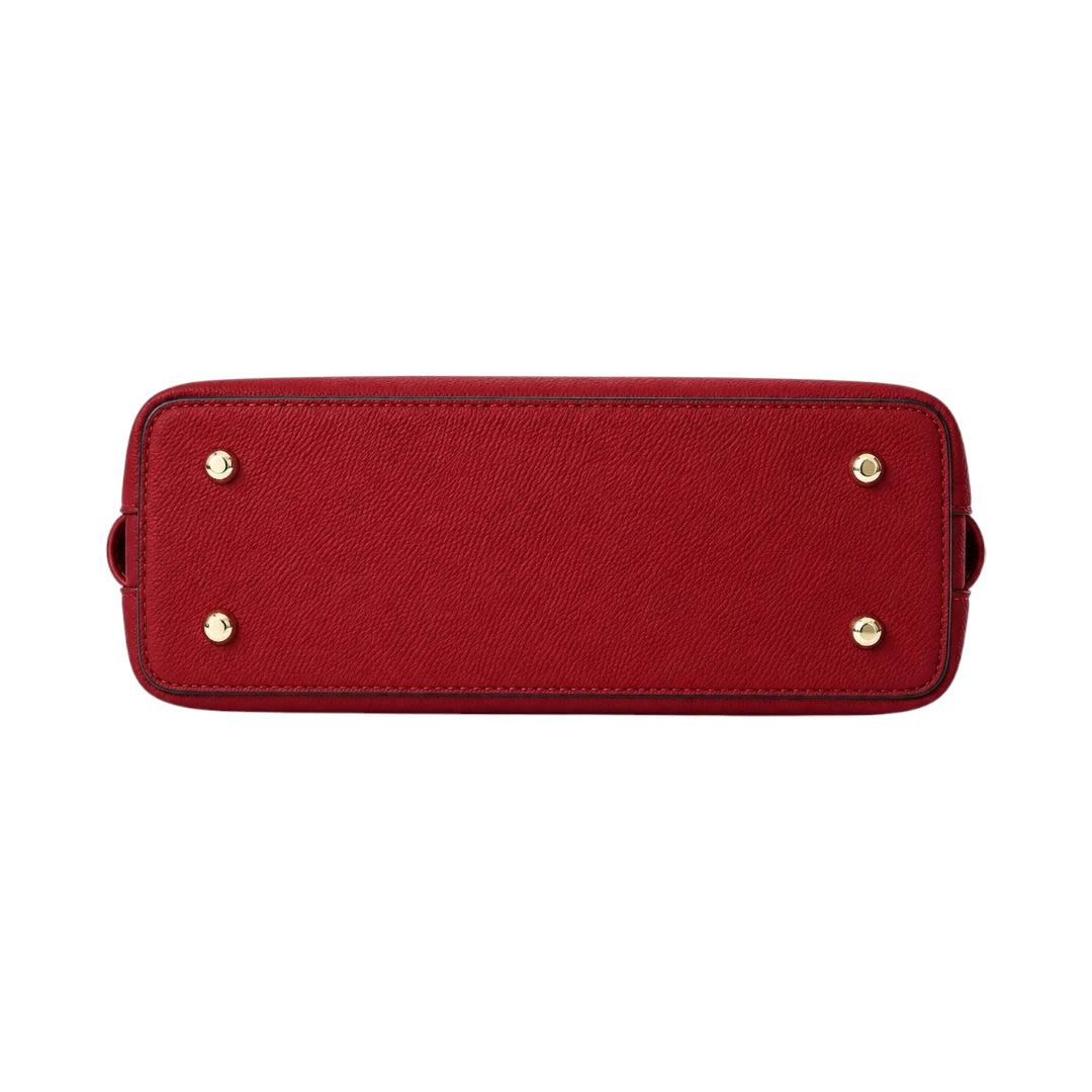 Misty's Bag Addiction Signature Red Leather Shoulder Bag