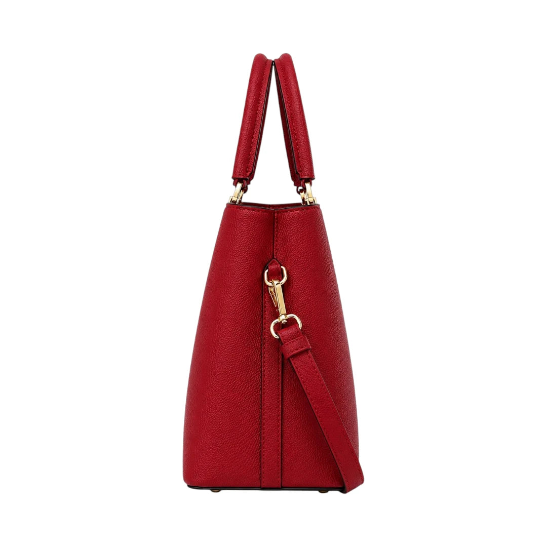Misty's Bag Addiction Signature Red Leather Shoulder Bag